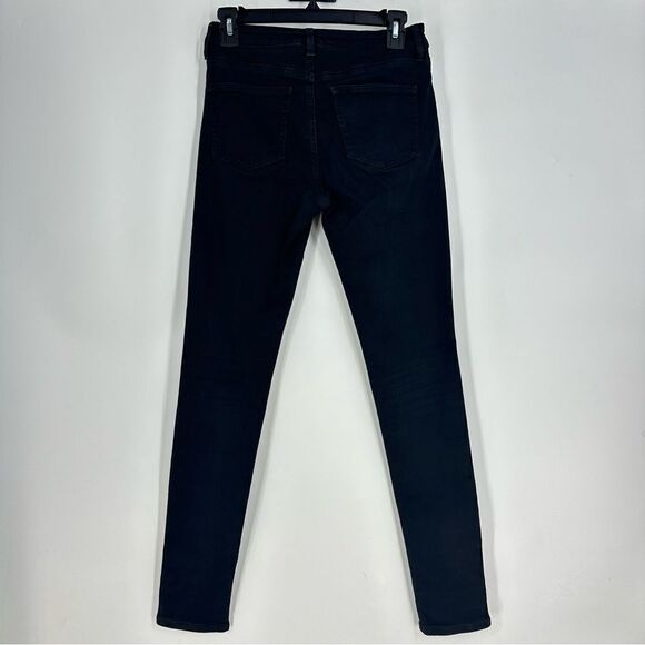 UNIQLO Women’s Black Skinny Leg Denim Jeans Sz 26 - Picture 5 of 9